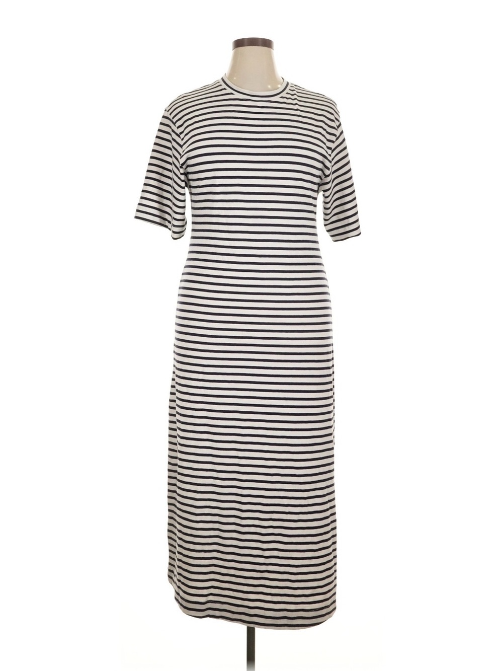 AYR Navy & White Striped Maxi Dress